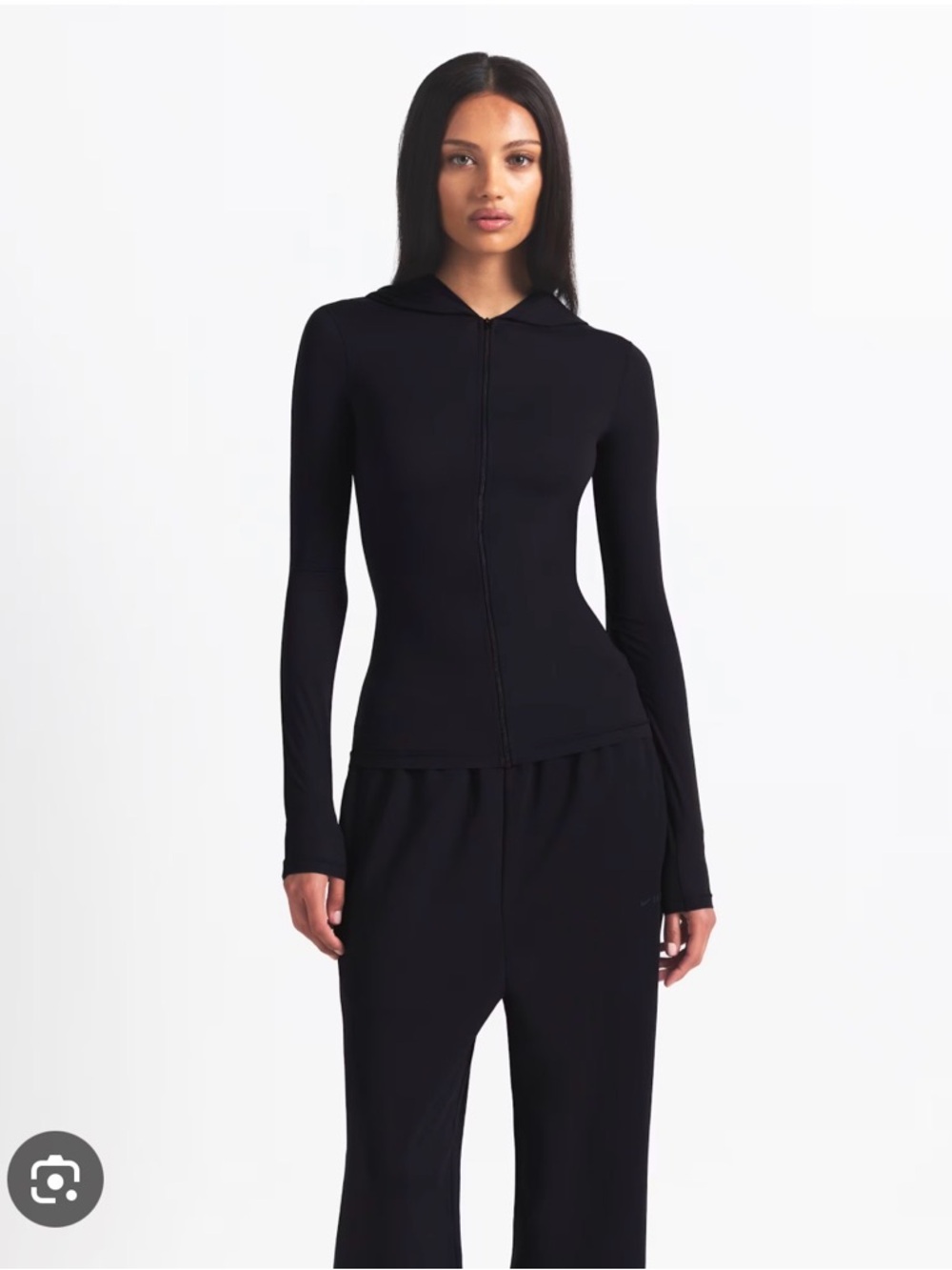 NWOT NikeSKIMS Weightless Layers Black Hoodie XS